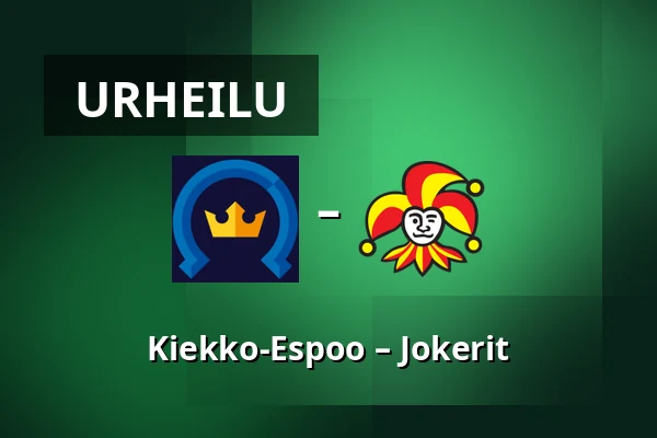 Kiekko-Espoo – Jokerit — Espoo