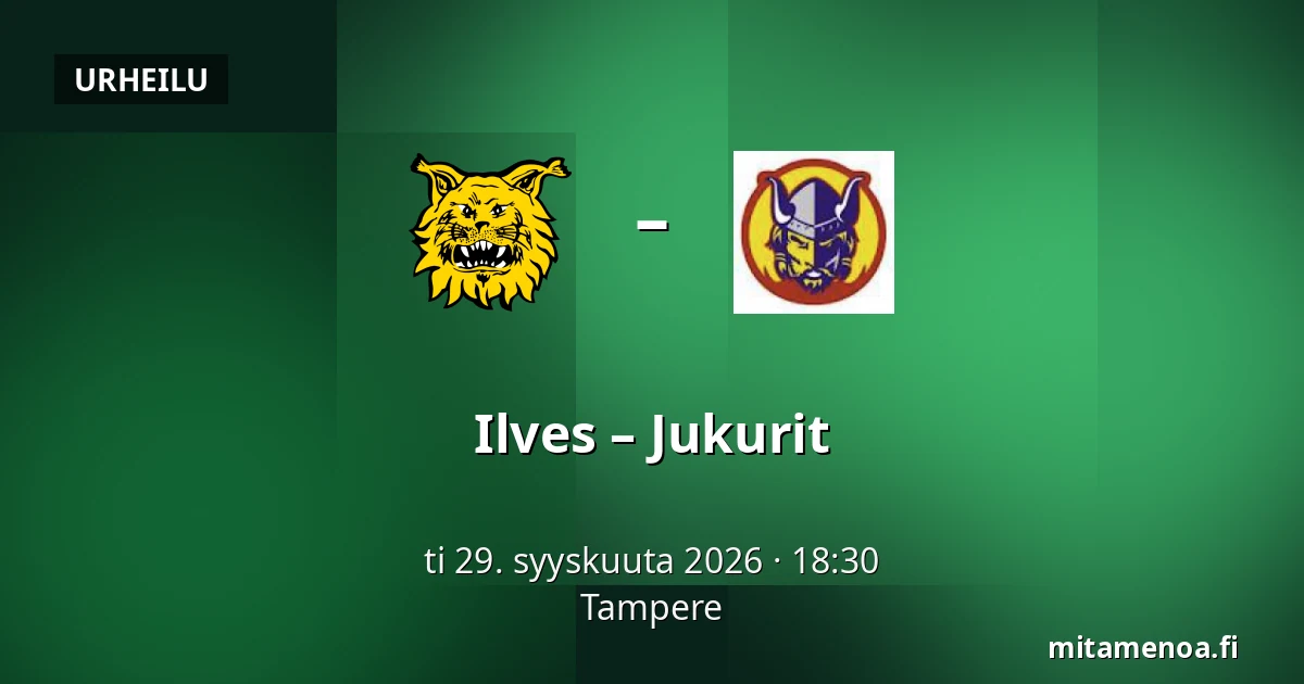 Ilves – Jukurit — Tampere