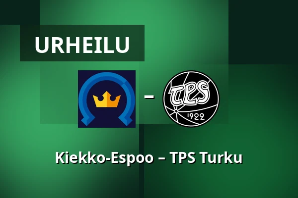 Kiekko-Espoo – TPS Turku — Espoo