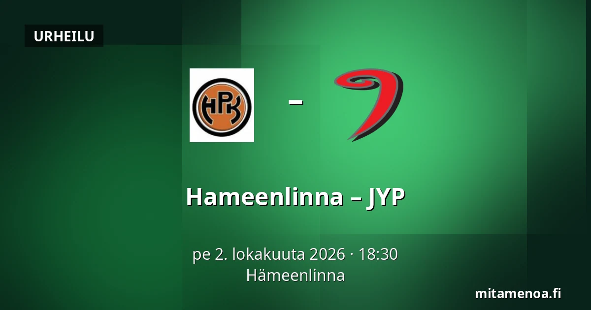 Hameenlinna – JYP — Hämeenlinna