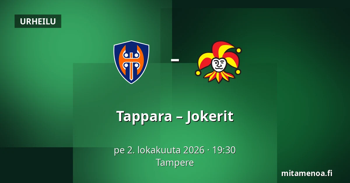 Tappara – Jokerit — Tampere