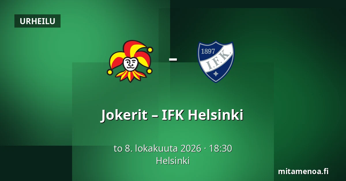 Jokerit – IFK Helsinki — Helsinki