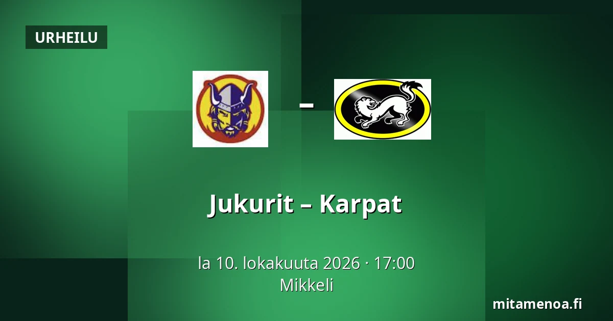 Jukurit – Karpat — Mikkeli
