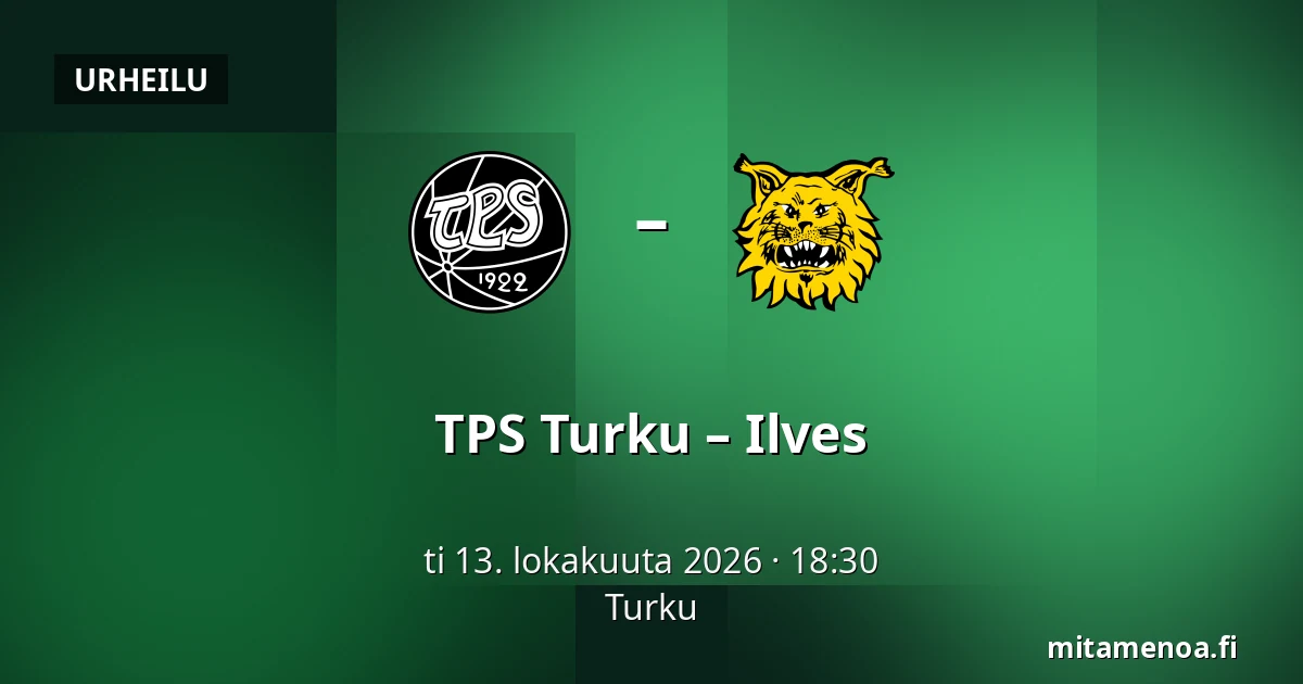 TPS Turku – Ilves — Turku