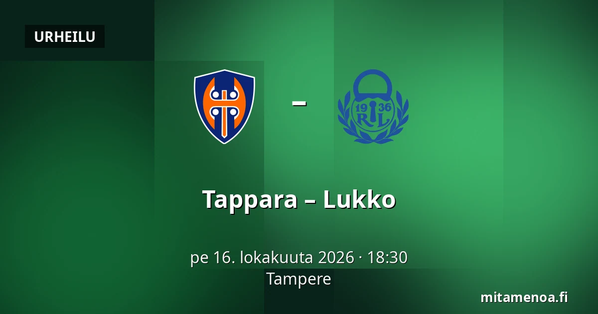 Tappara – Lukko — Tampere