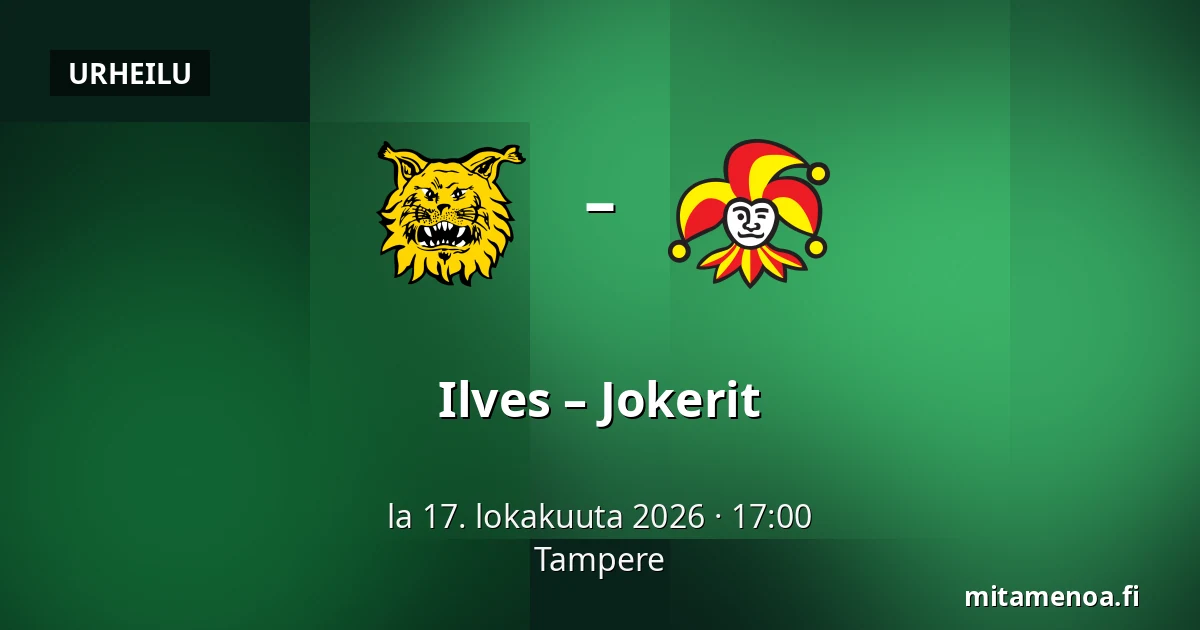 Ilves – Jokerit — Tampere