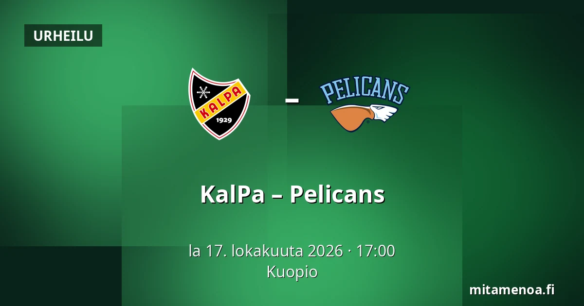 KalPa – Pelicans — Kuopio