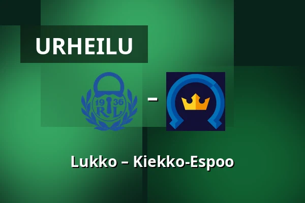 Lukko – Kiekko-Espoo — Rauma