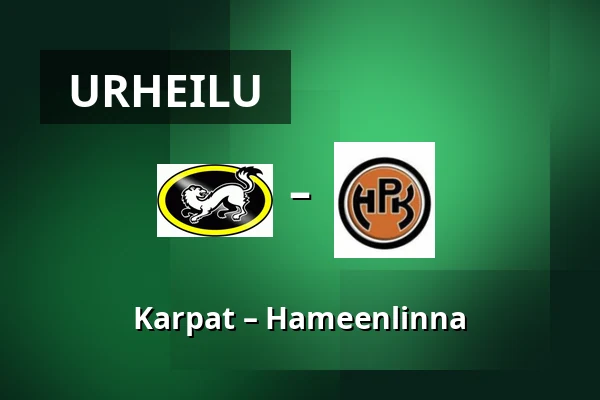 Karpat – Hameenlinna — Oulu