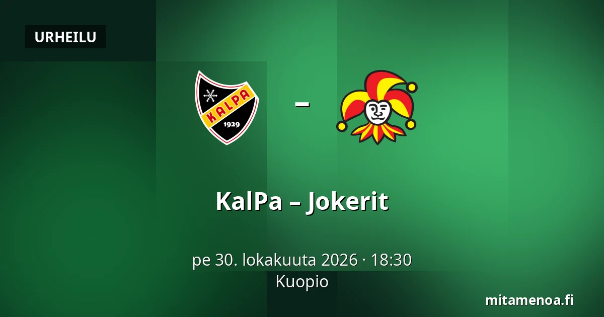 KalPa – Jokerit — Kuopio