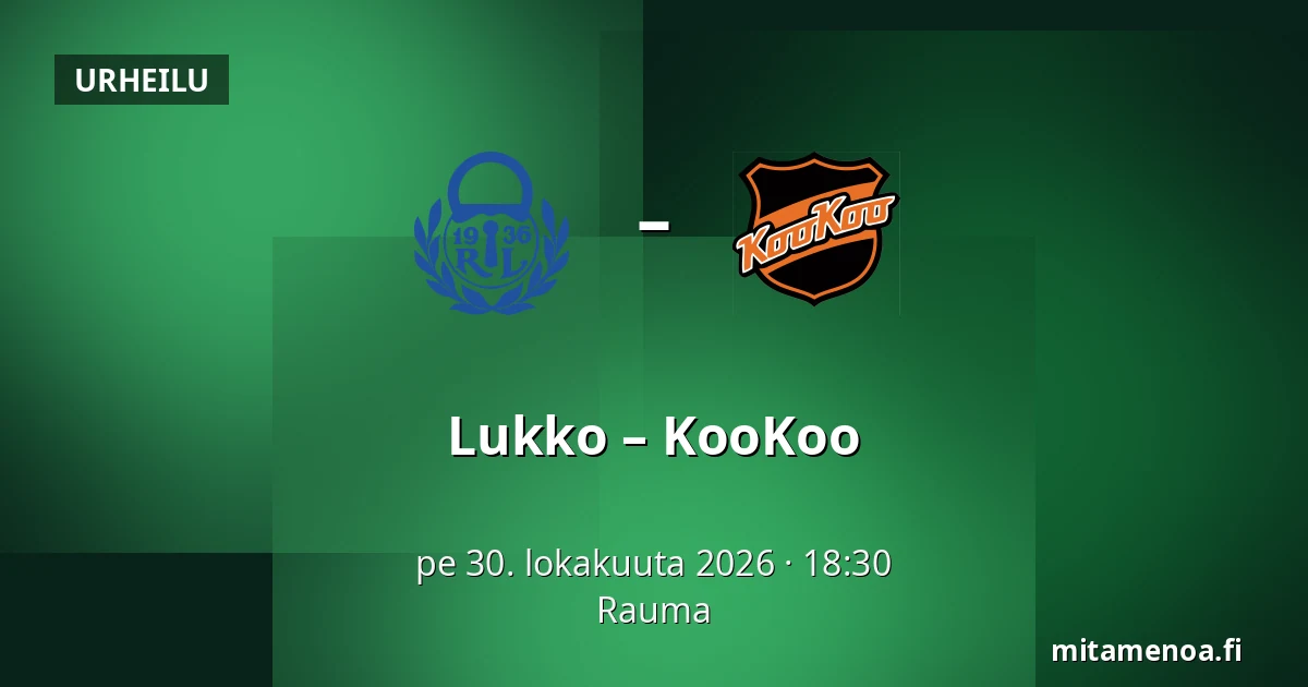 Lukko – KooKoo — Rauma