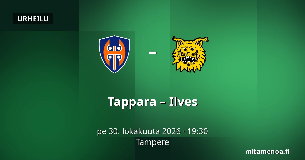 Tappara – Ilves — Tampere