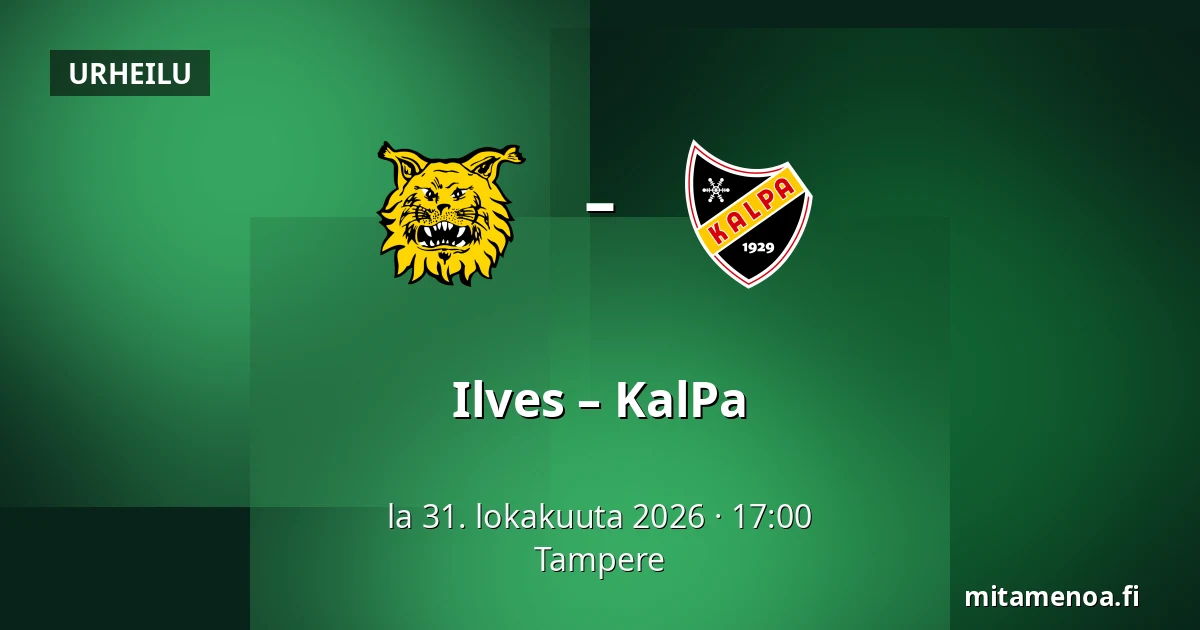 Ilves – KalPa — Tampere