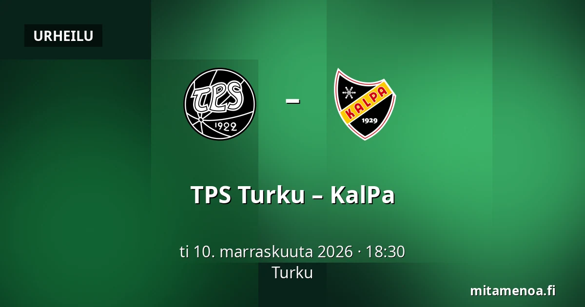 TPS Turku – KalPa — Turku