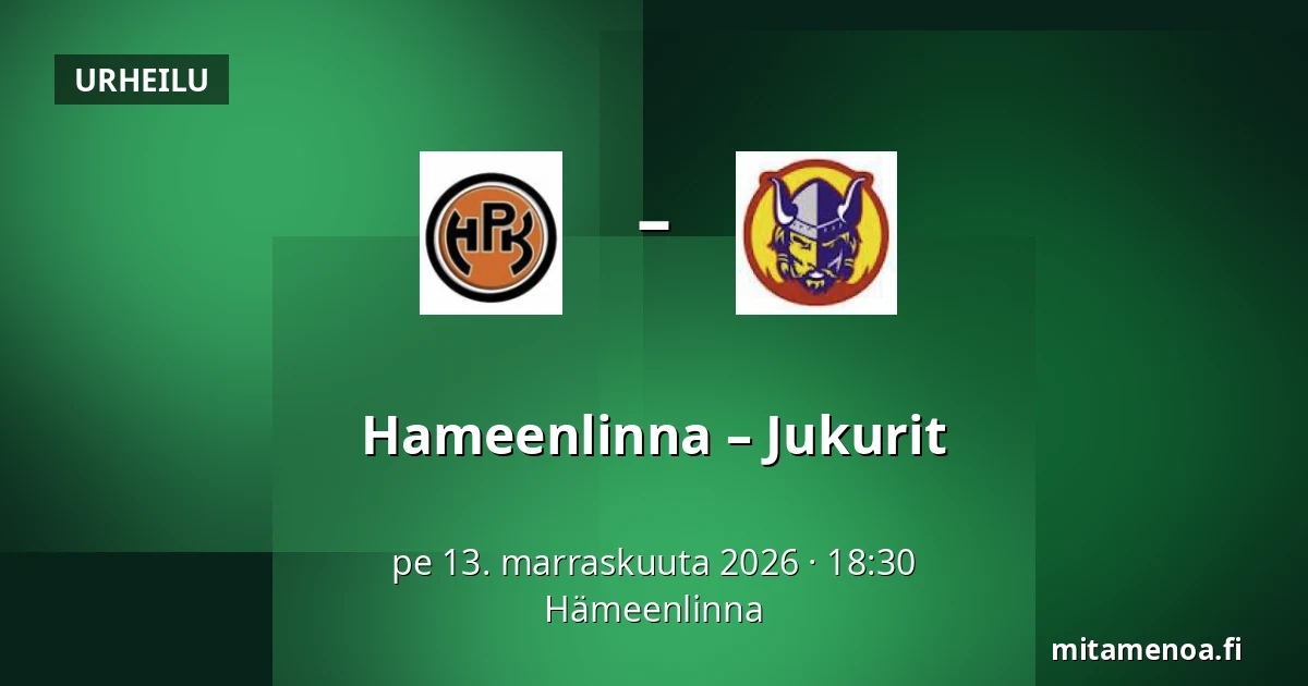 Hameenlinna – Jukurit — Hämeenlinna