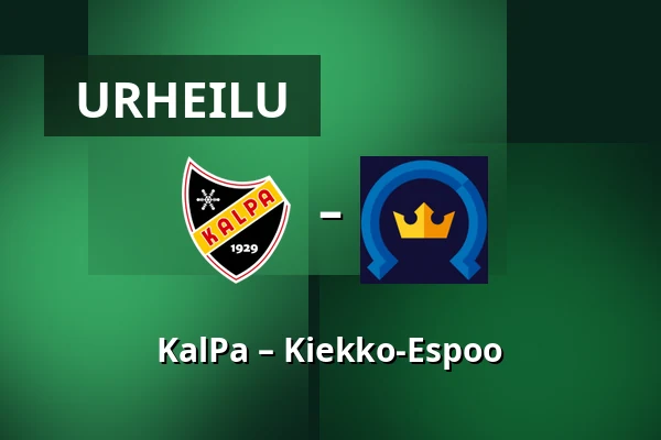 KalPa – Kiekko-Espoo — Kuopio