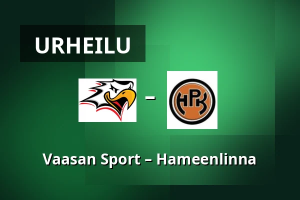 Vaasan Sport – Hameenlinna — Vaasa