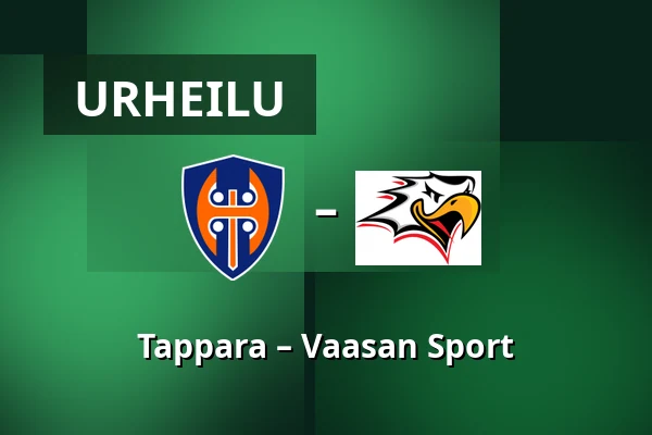Tappara – Vaasan Sport — Tampere
