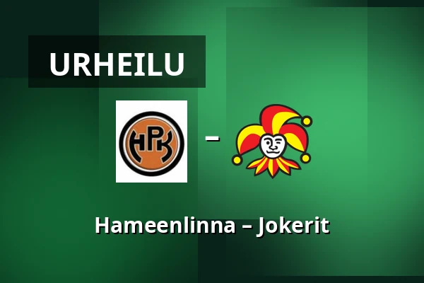 Hameenlinna – Jokerit — Hämeenlinna