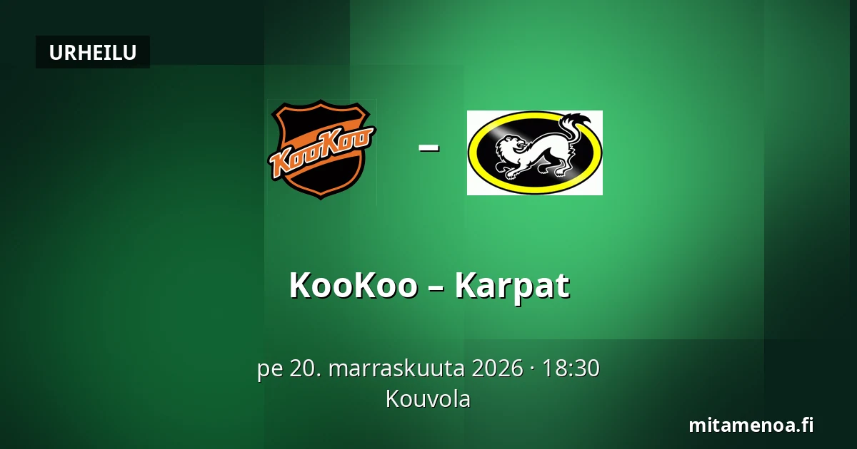 KooKoo – Karpat — Kouvola