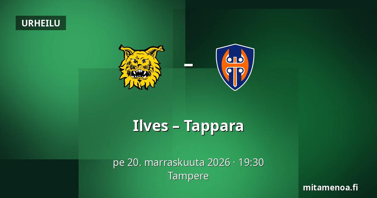Ilves – Tappara — Tampere