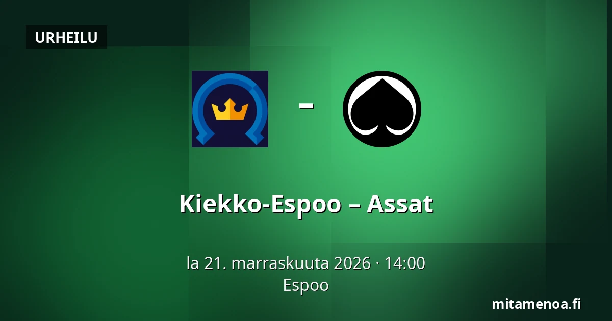 Kiekko-Espoo – Assat — Espoo