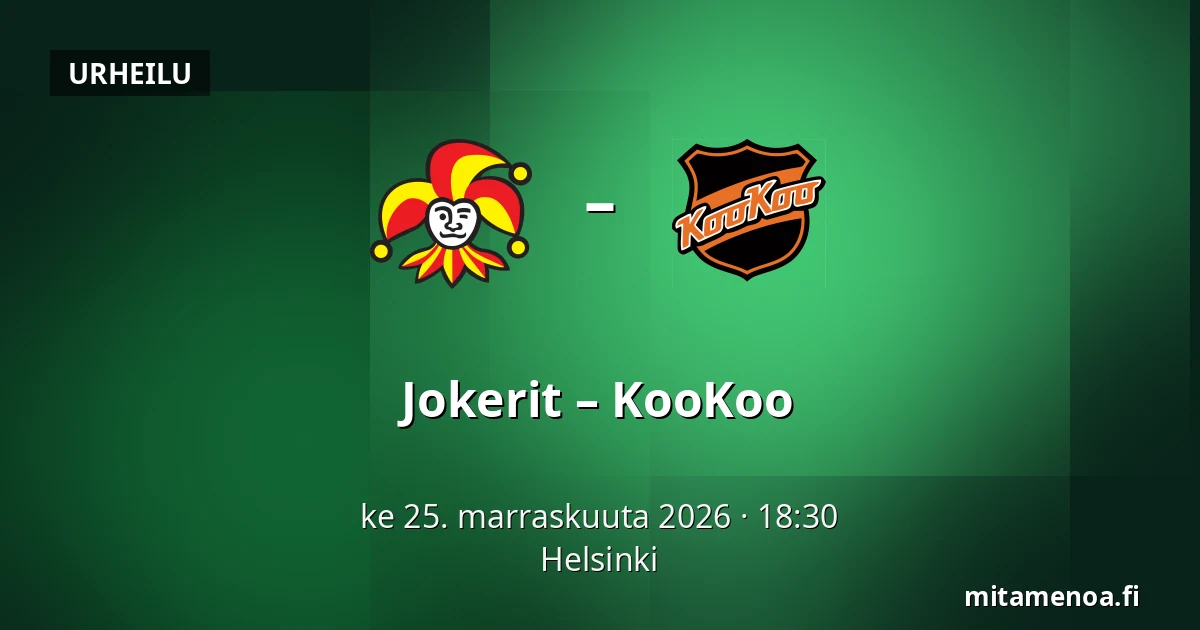 Jokerit – KooKoo — Helsinki