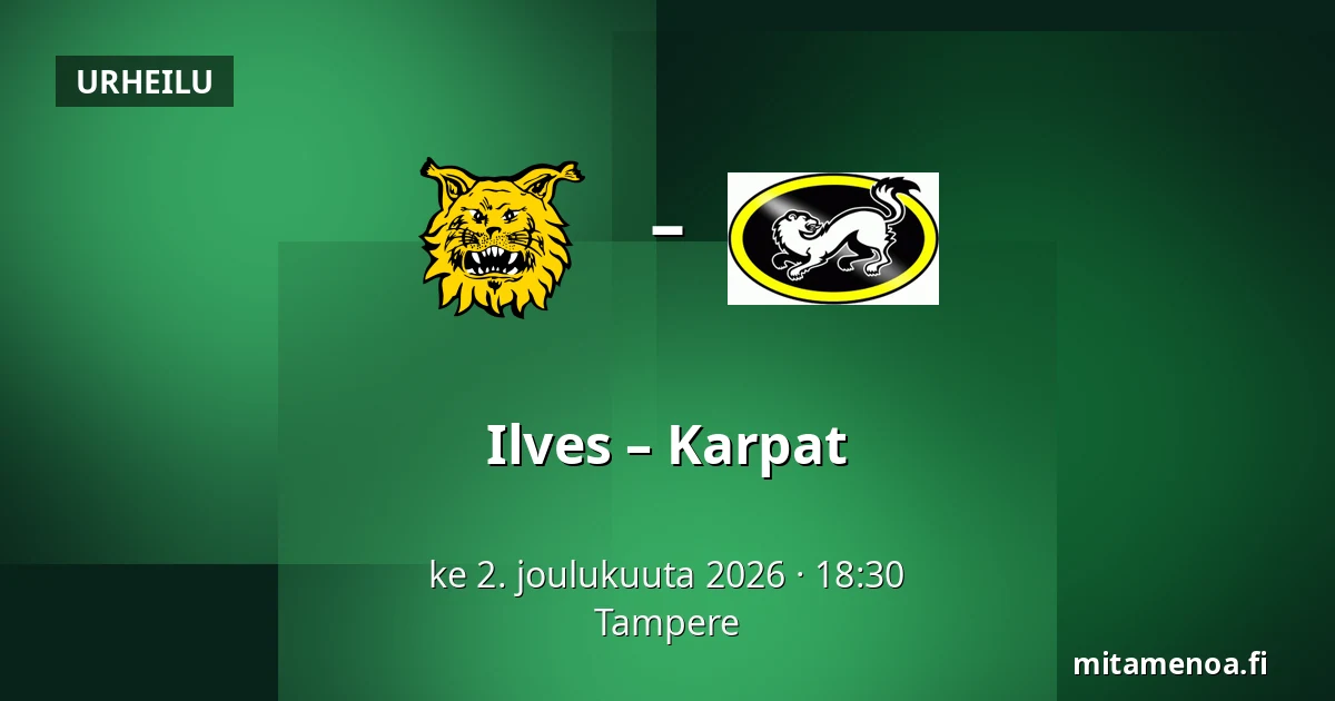Ilves – Karpat — Tampere