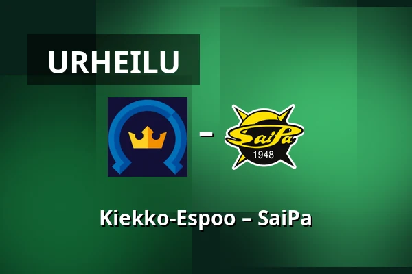 Kiekko-Espoo – SaiPa — Espoo