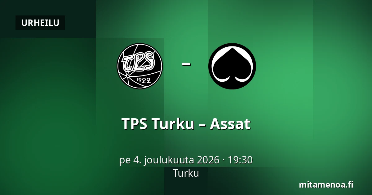 TPS Turku – Assat — Turku