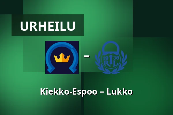 Kiekko-Espoo – Lukko — Espoo