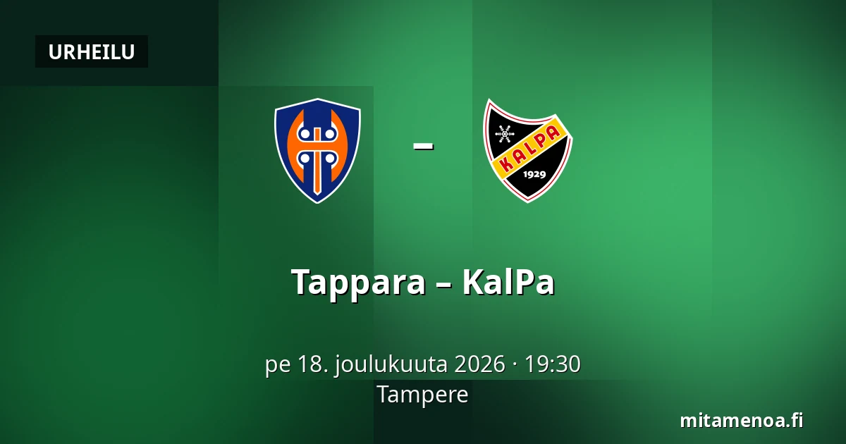 Tappara – KalPa — Tampere