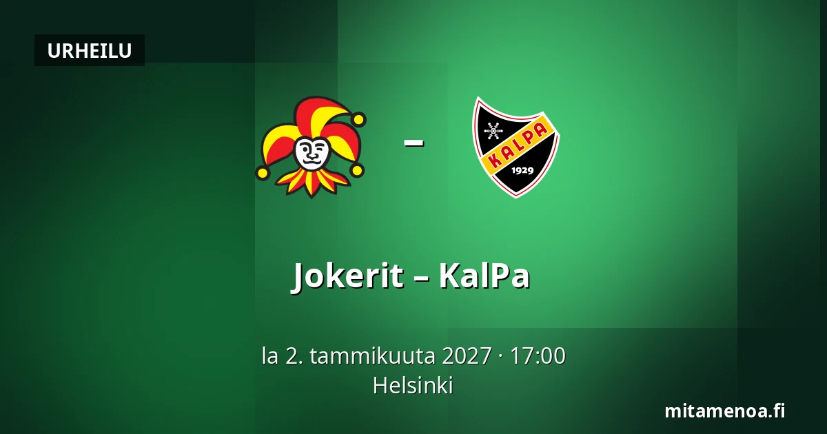 Jokerit – KalPa — Helsinki