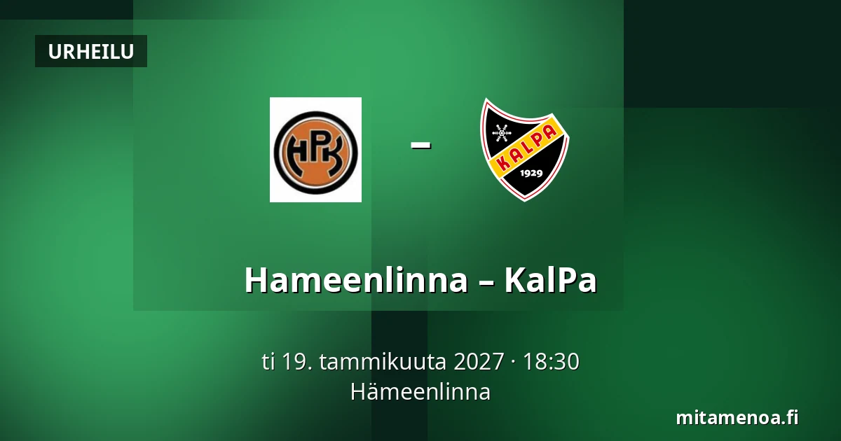 Hameenlinna – KalPa — Hämeenlinna