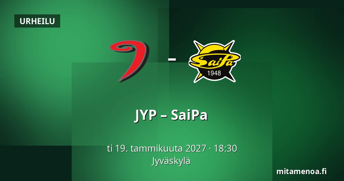 JYP – SaiPa — Jyväskylä