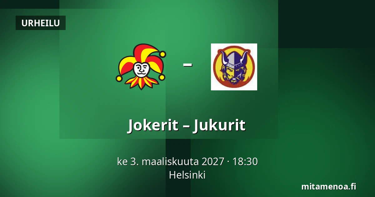 Jokerit – Jukurit — Helsinki