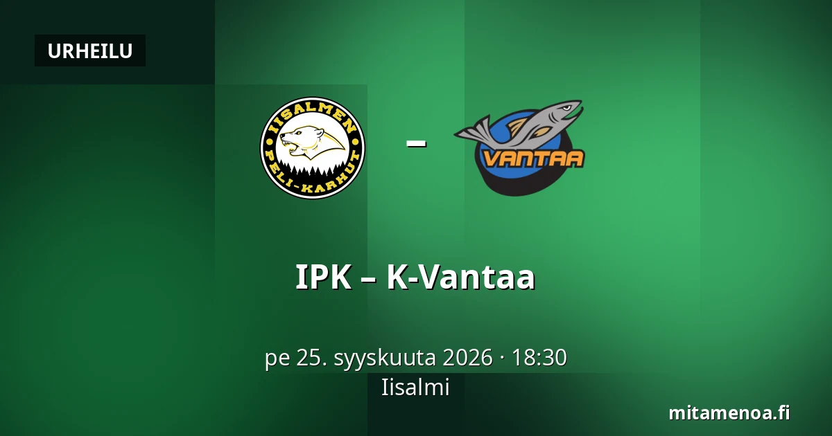 IPK – K-Vantaa — Iisalmi