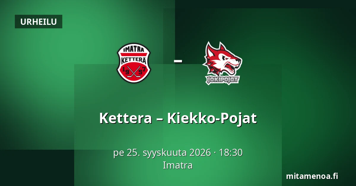 Kettera – Kiekko-Pojat — Imatra