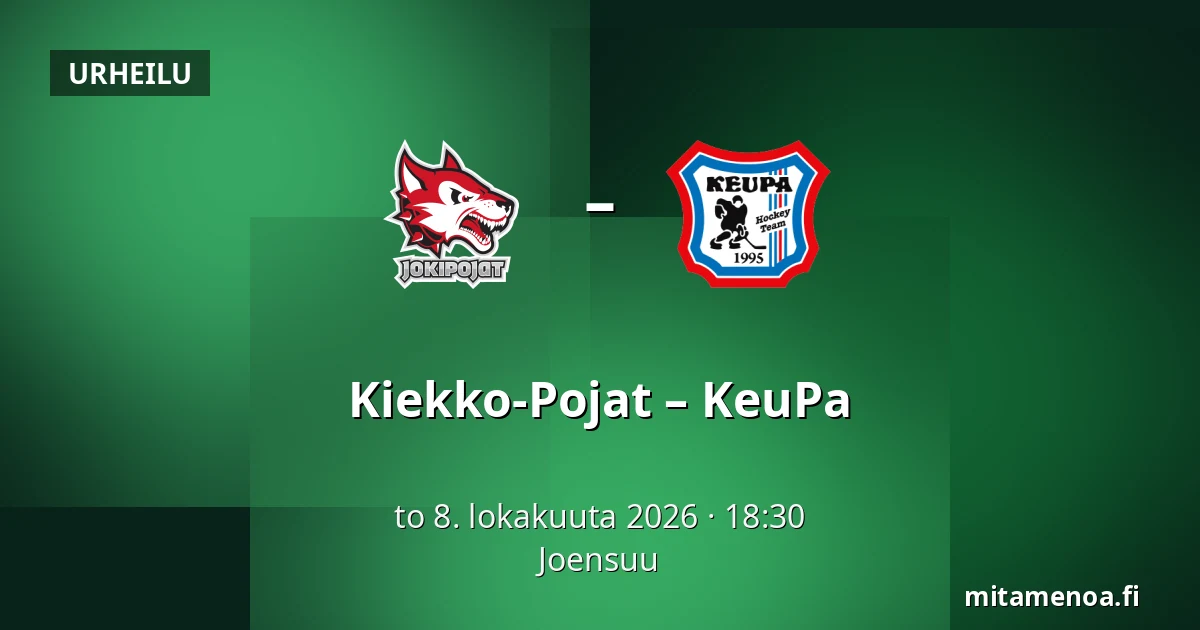 Kiekko-Pojat – KeuPa — Joensuu