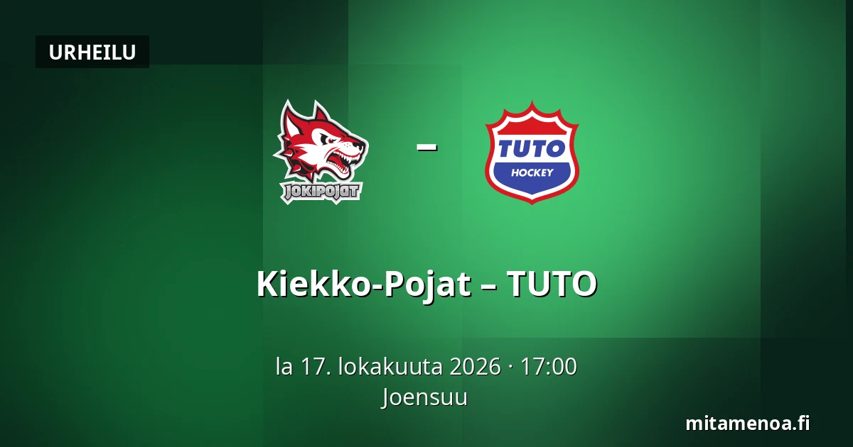 Kiekko-Pojat – TUTO — Joensuu
