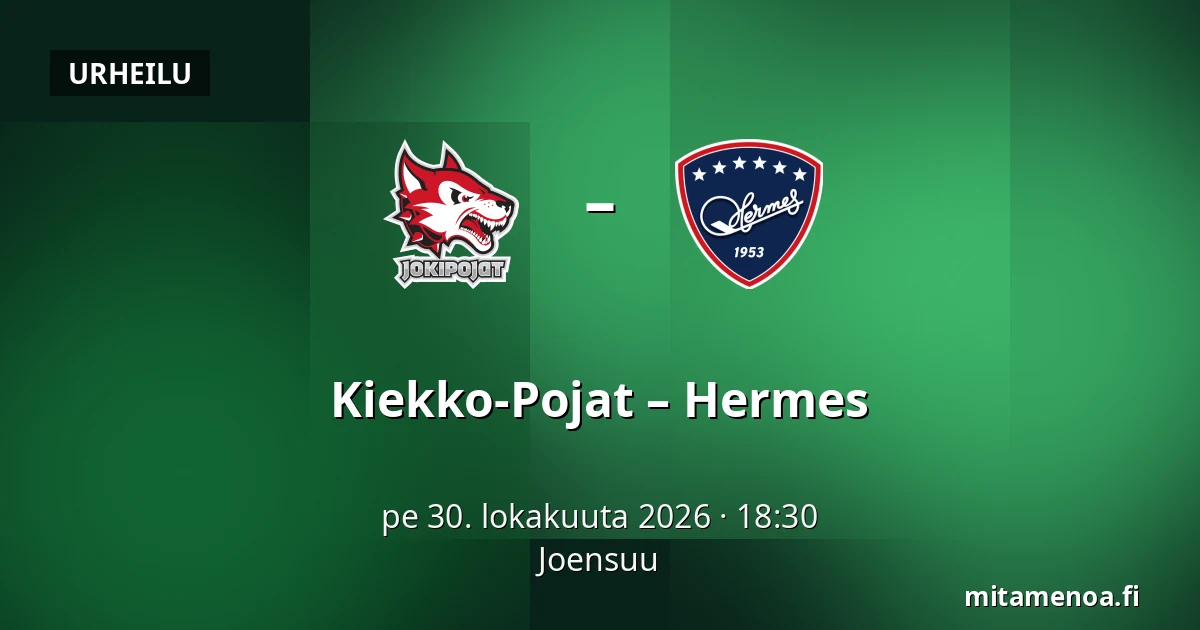 Kiekko-Pojat – Hermes — Joensuu