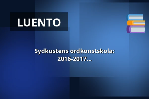 Sydkustens ordkonstskola: Gestaltningsgänget – 9–10-vuotiaat, 2016-2017 syntyneet — Annantalo, Helsinki