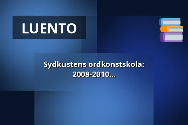 Sydkustens ordkonstskola: Skildringscheferna – 16–18-vuotiaat, 2008-2010 syntyneet — Annantalo, Helsinki