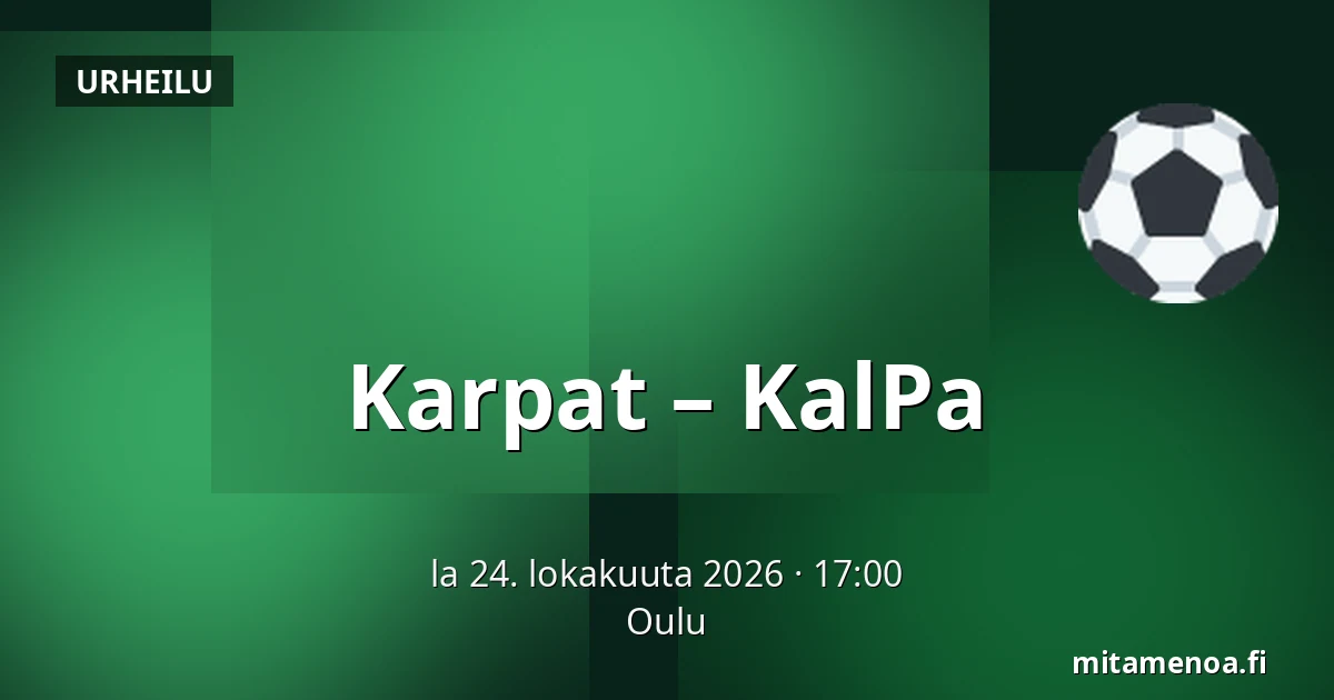 Karpat – KalPa — Oulu