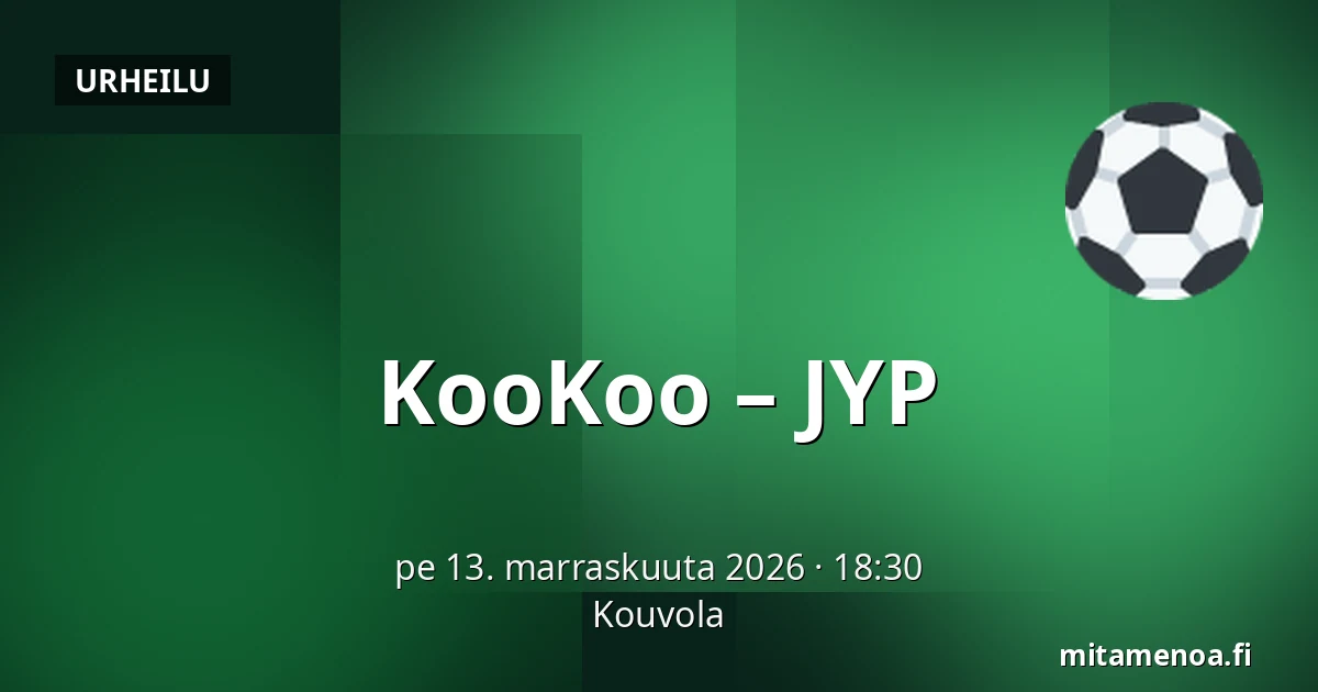 KooKoo – JYP — Kouvola