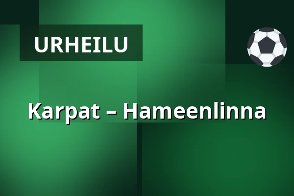 Karpat – Hameenlinna — Oulu