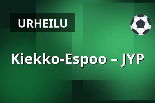 Kiekko-Espoo – JYP — Espoo