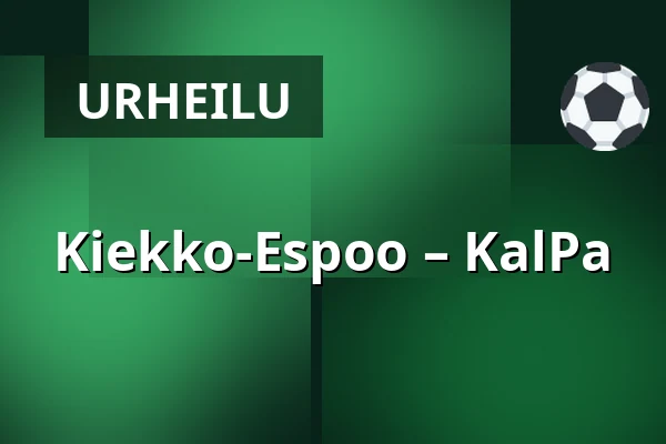 Kiekko-Espoo – KalPa — Espoo