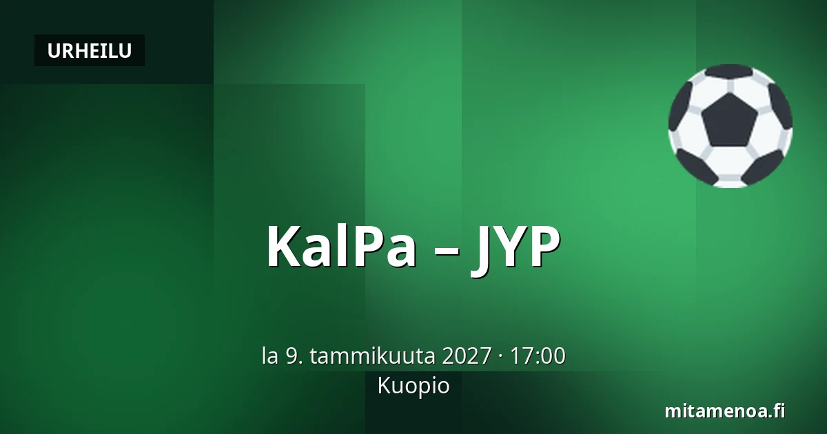 KalPa – JYP — Kuopio
