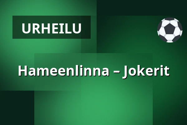 Hameenlinna – Jokerit — Hämeenlinna